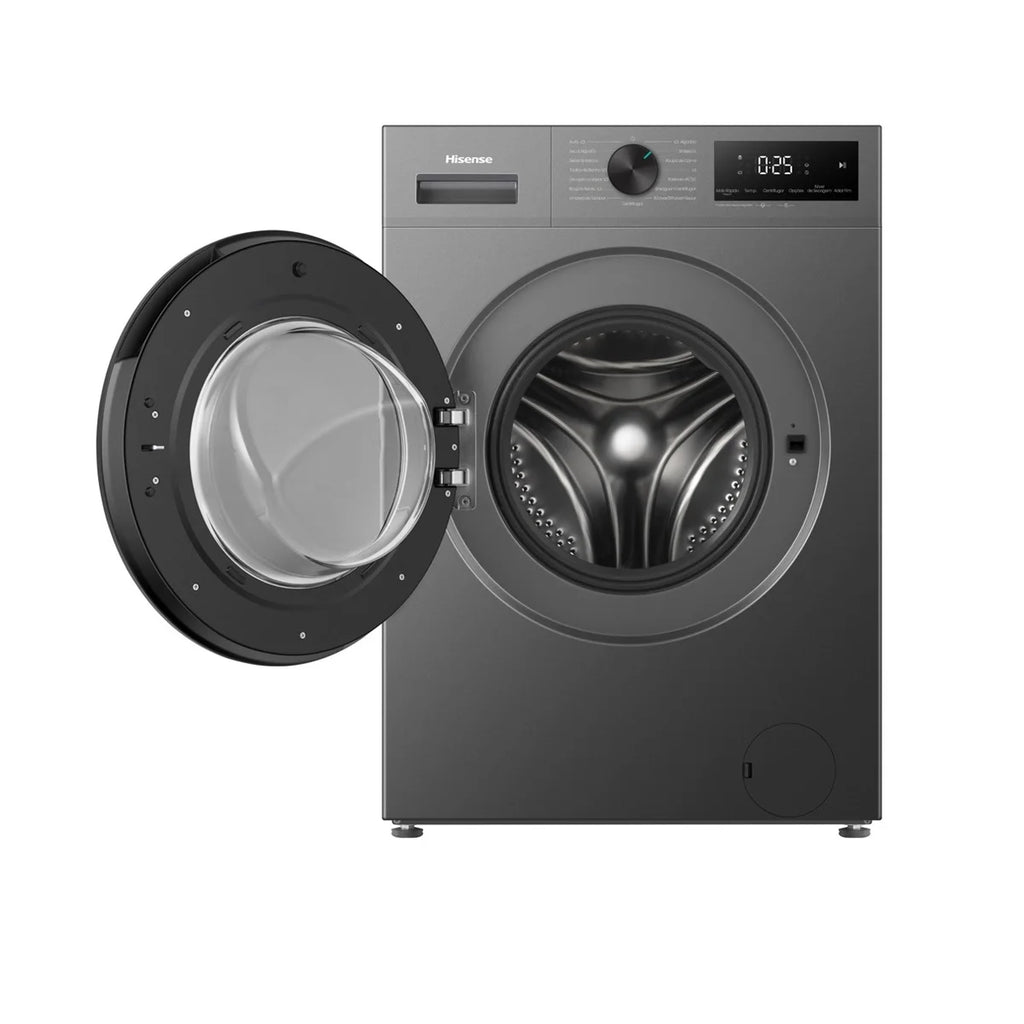 HISENSE WASH AND DRY WD1I1141BT1 COMPACT FIT AND FUNCTION STEAM INVERTER TITANIUM