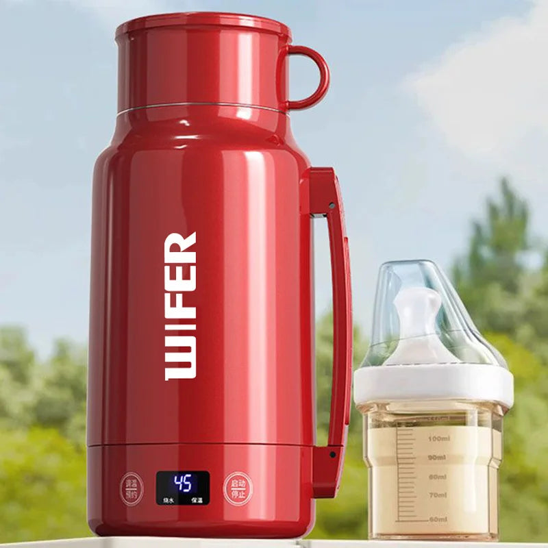 New LED Digital Display Electric Kettle Portable Portable Heat Preservation Electric Kettle Travel Home 1L Boiling Water Cup