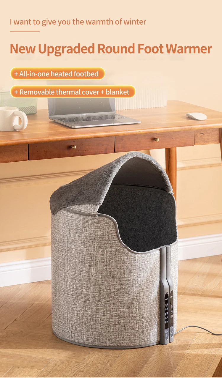 Foot Warmer Under Desk Heater Portable Space Heater for Office under Desk Quiet for Foot and Legs Quiet Electric Panel Heater