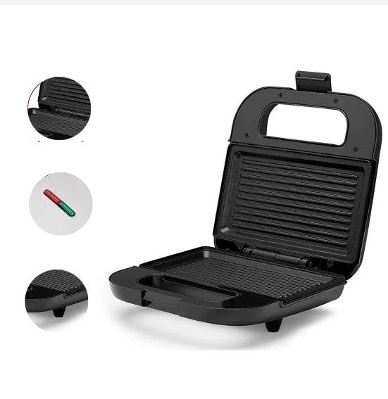 750W Inox 110V Hot Plate Sandwiches Electric Nonstick Grill Sandwiches-Neverdie Store