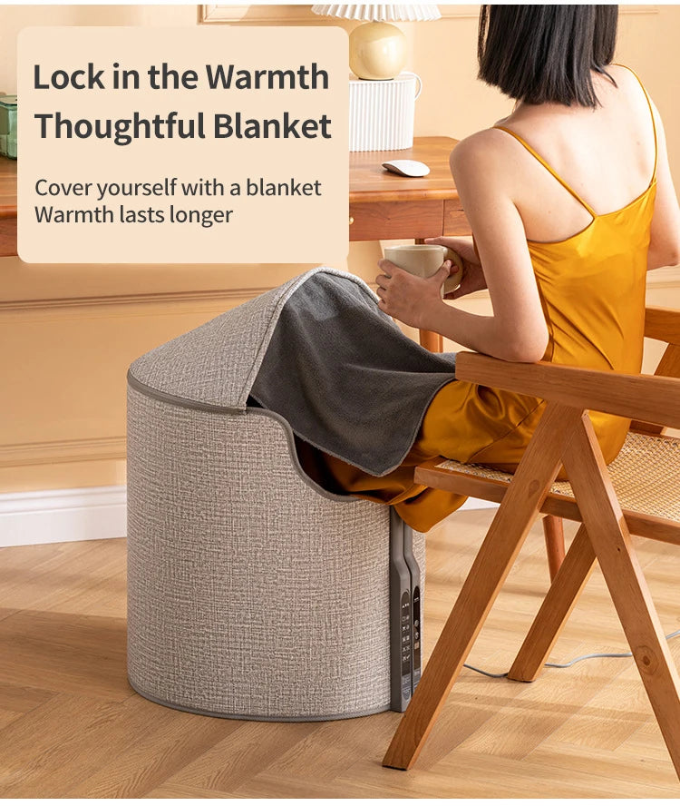 Foot Warmer Under Desk Heater Portable Space Heater for Office under Desk Quiet for Foot and Legs Quiet Electric Panel Heater