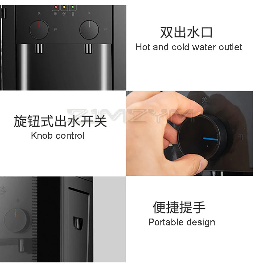 Electric Water Dispenser Automatic Desktop Drinking Fountain Household Office Cold/Hot Water Dispenser Heater Cooler 220V 550W