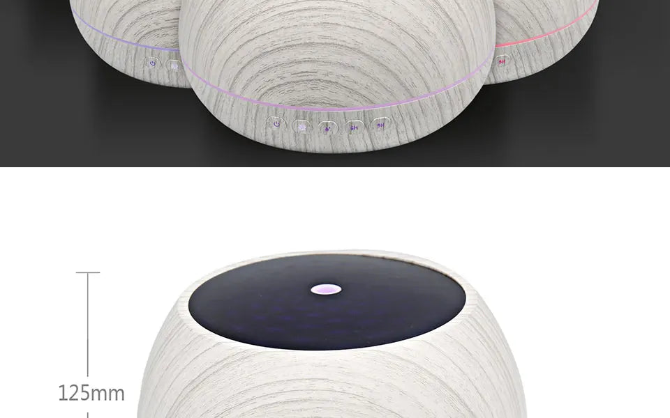 THANKSHARE 1000 ML Humidifier Aroma Diffuser Ultrasonic Air Essential Oil Humidificador 7 Color LED Light  Aromatherapy For Home