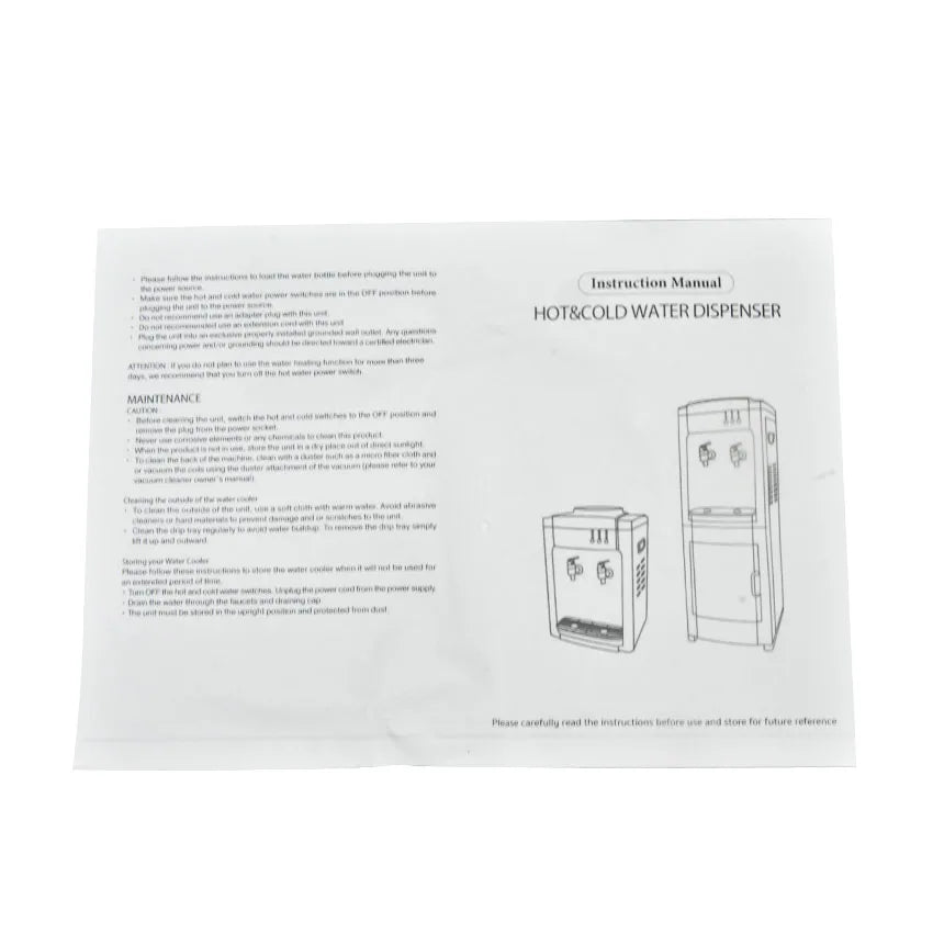 Electric Water Dispenser Automatic Desktop Drinking Fountain Household Office Cold/Hot Water Dispenser Heater Cooler 220V 550W