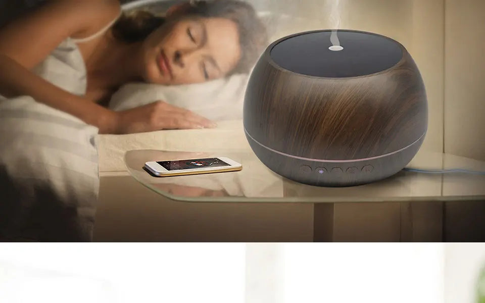 THANKSHARE 1000 ML Humidifier Aroma Diffuser Ultrasonic Air Essential Oil Humidificador 7 Color LED Light  Aromatherapy For Home