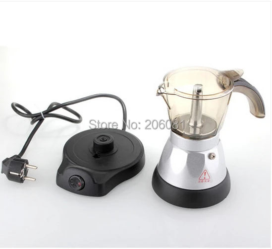 Electric Mocha coffee maker.hot sale mocha coffee maker,3CUPS capacity,220v with high quality and factory directly sale