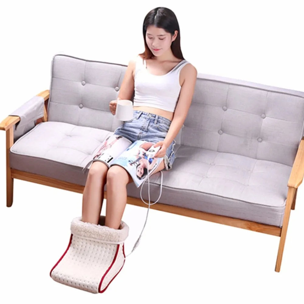 110V 220V Electric Massageer Electric Warm Heated Foot Warmer Washable Heat Warmer  Thermal Foot Warmer 5 Modes Heat Setting