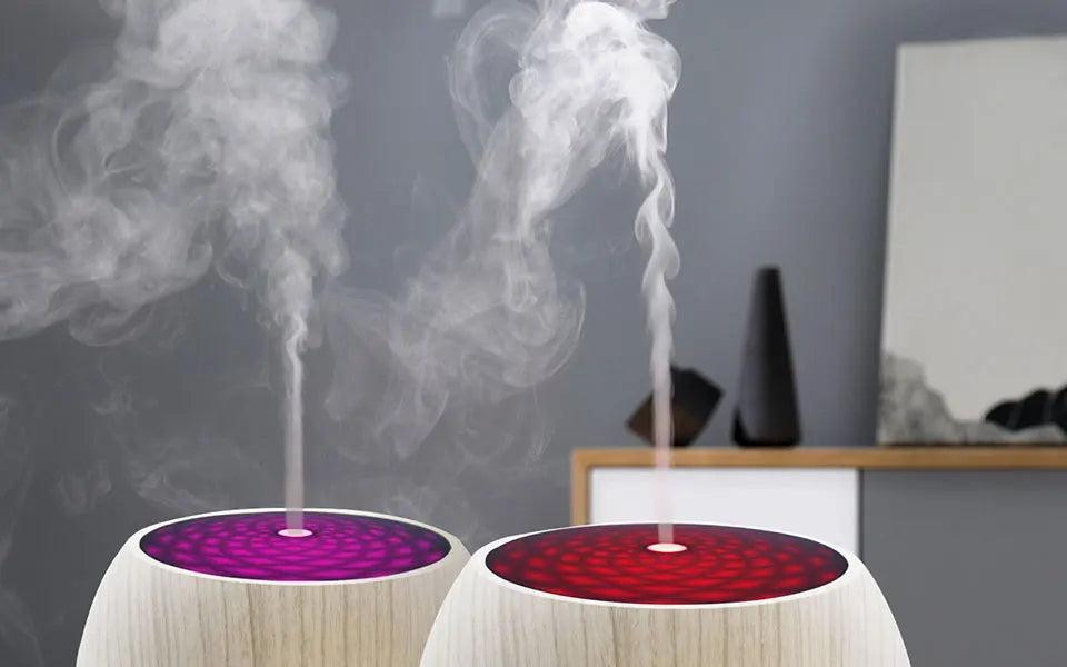 THANKSHARE 1000 ML Humidifier Aroma Diffuser Ultrasonic Air Essential Oil Humidificador 7 Color LED Light  Aromatherapy For Home