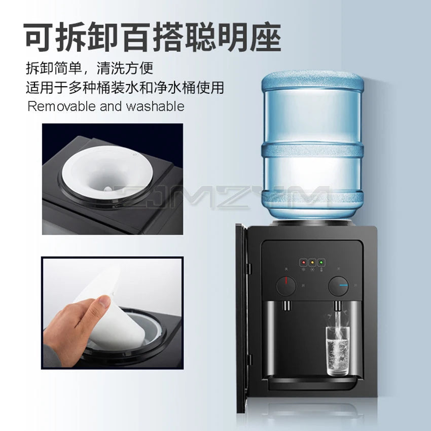 Electric Water Dispenser Automatic Desktop Drinking Fountain Household Office Cold/Hot Water Dispenser Heater Cooler 220V 550W