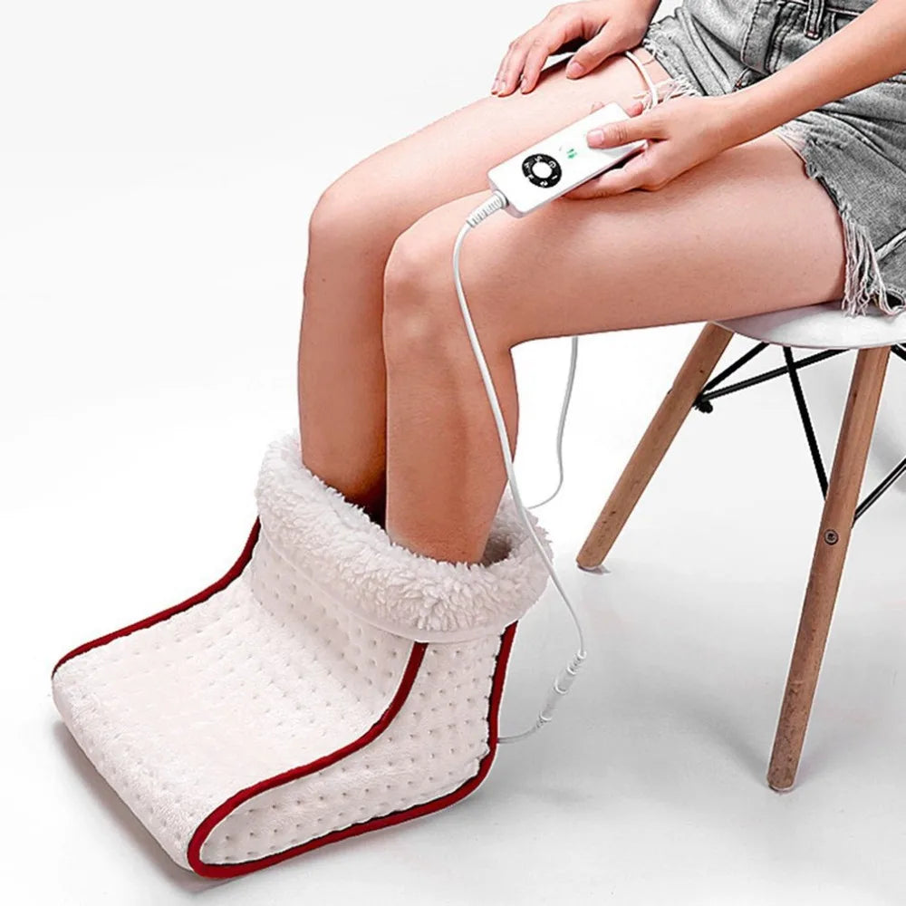 110V 220V Electric Massageer Electric Warm Heated Foot Warmer Washable Heat Warmer  Thermal Foot Warmer 5 Modes Heat Setting