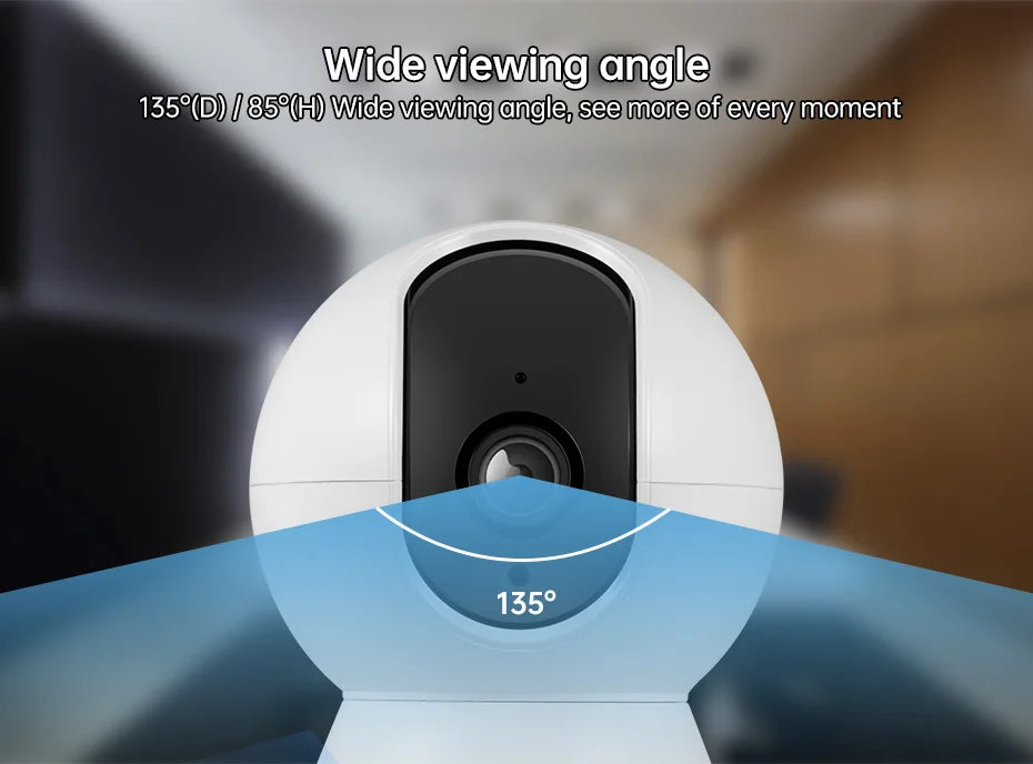 KERUI 5MP 8MP 4K HD WiFi IP Camera Indoor Wireless Security Home CCTV Surveillance Camera Works With Tuya Smart Auto Tracking