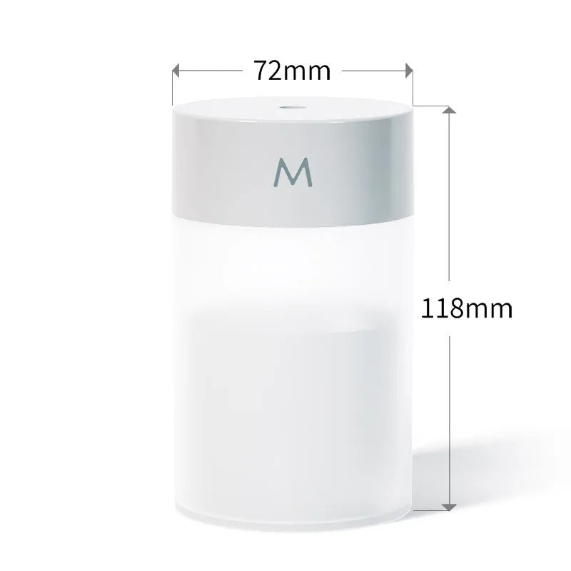 260ML Air Humidifier Ultrasonic Mini Aromatherapy Diffuser Portable Sprayer USB Essential Oil Atomizer LED Lamp for Home Car