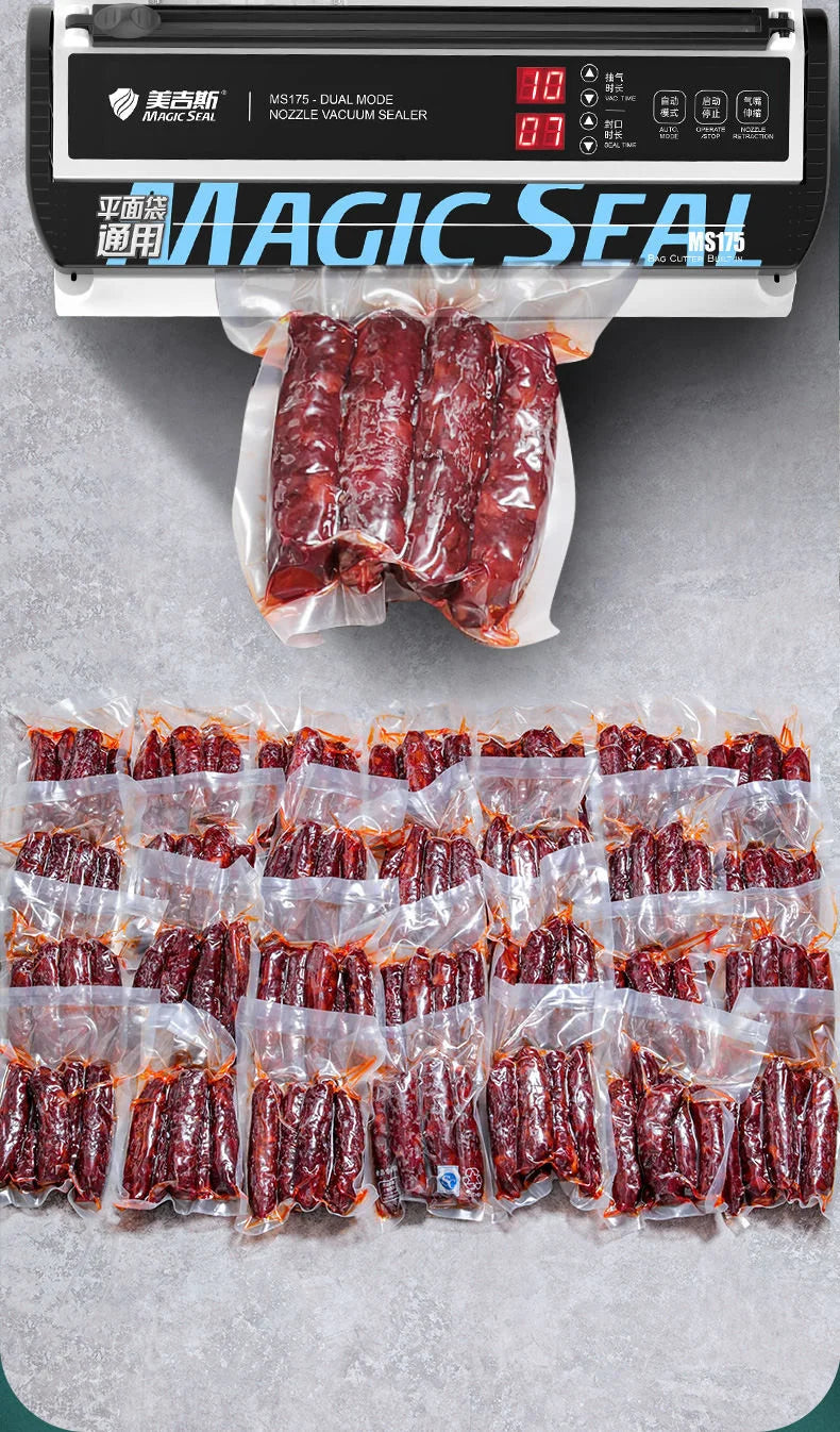 Senior Electric Vacuum Sealer Packaging Machine For Home Kitchen For Sealing Fresh Packaging Machine For Food Preservation MS175
