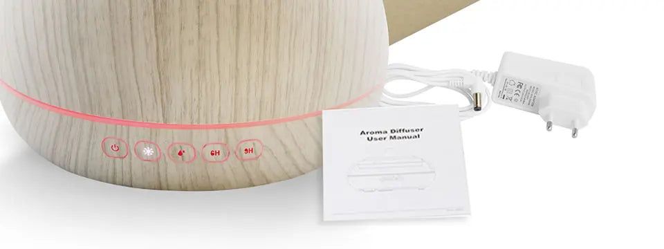 THANKSHARE 1000 ML Humidifier Aroma Diffuser Ultrasonic Air Essential Oil Humidificador 7 Color LED Light  Aromatherapy For Home