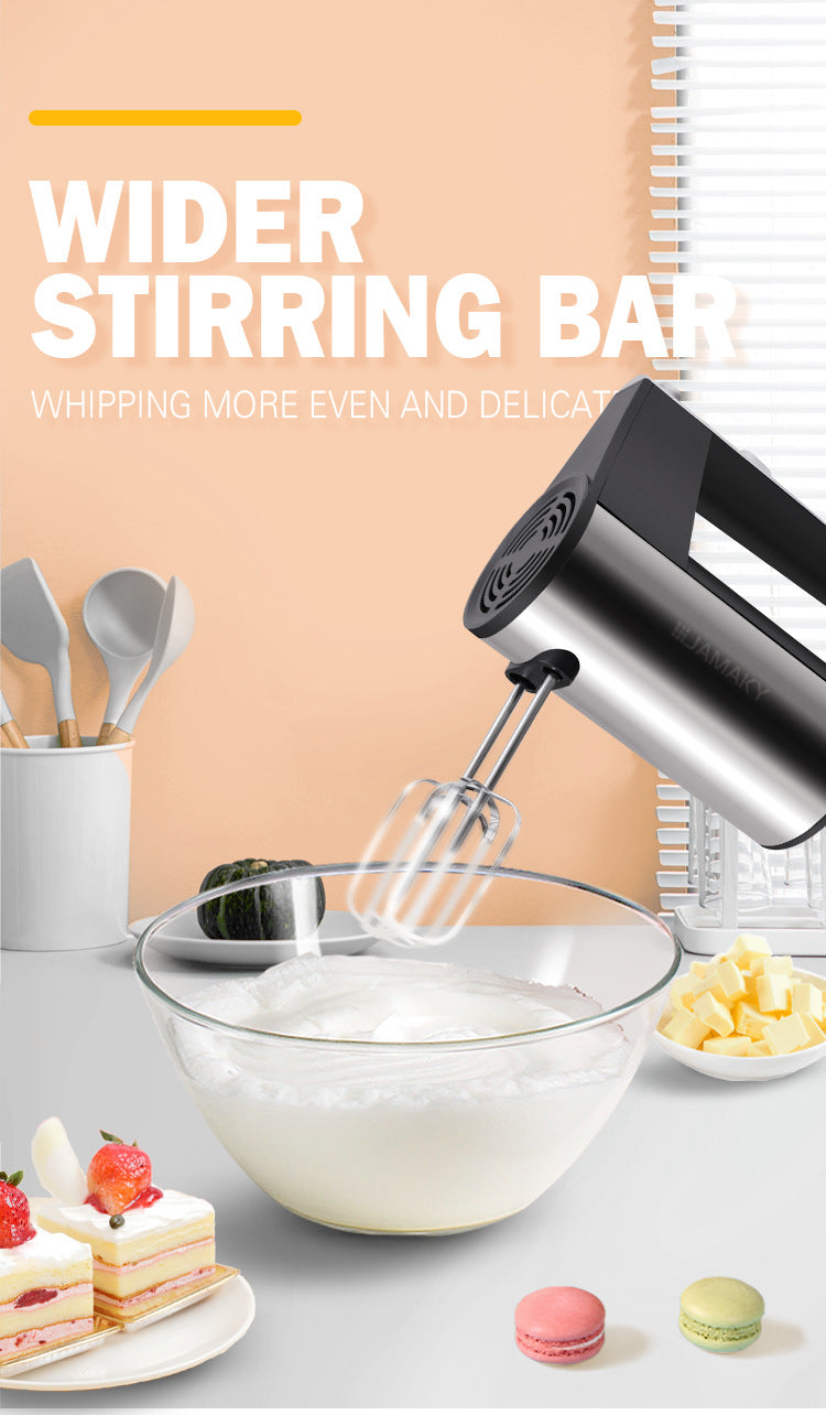 New 3 in 1 Multifunctional Handheld Mixer Household Portable Electric Milk Frother Small Food Processor Cake Baking Dough Mixer