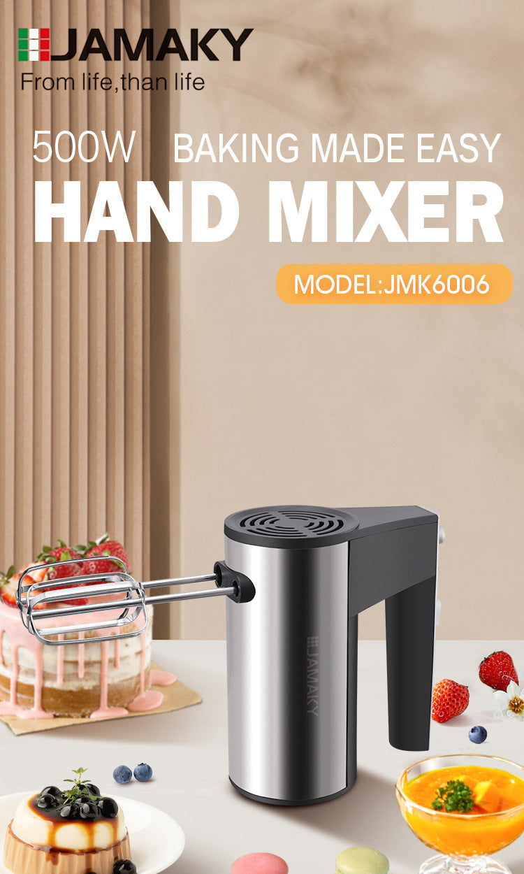 New 3 in 1 Multifunctional Handheld Mixer Household Portable Electric Milk Frother Small Food Processor Cake Baking Dough Mixer