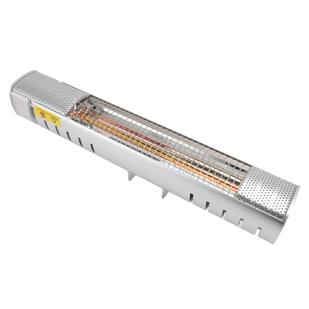 Electric Infrared Heater Indoor Outdoor IP65 Waterproof Energy Efficient Aluminum Alloy Wall Mounted Patio Heater for Backyard