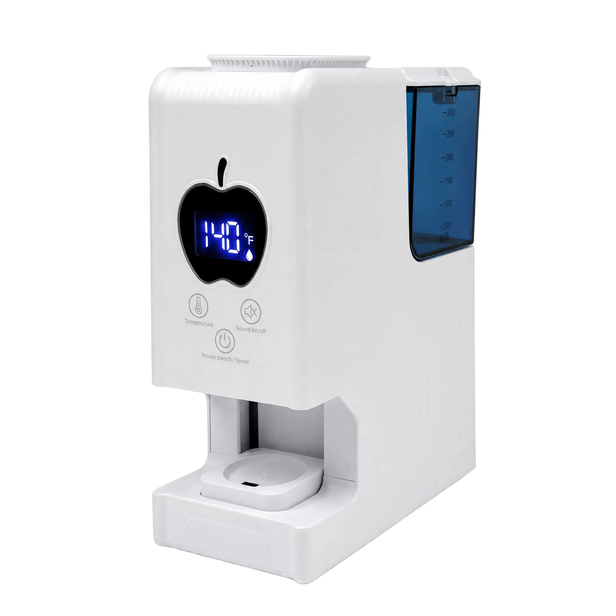 Steam Towel Heater, Three-Temperature Settings 55-65°c, LED Display, Facial Heat Therapy Machine, Includes 20 Disposable Towels