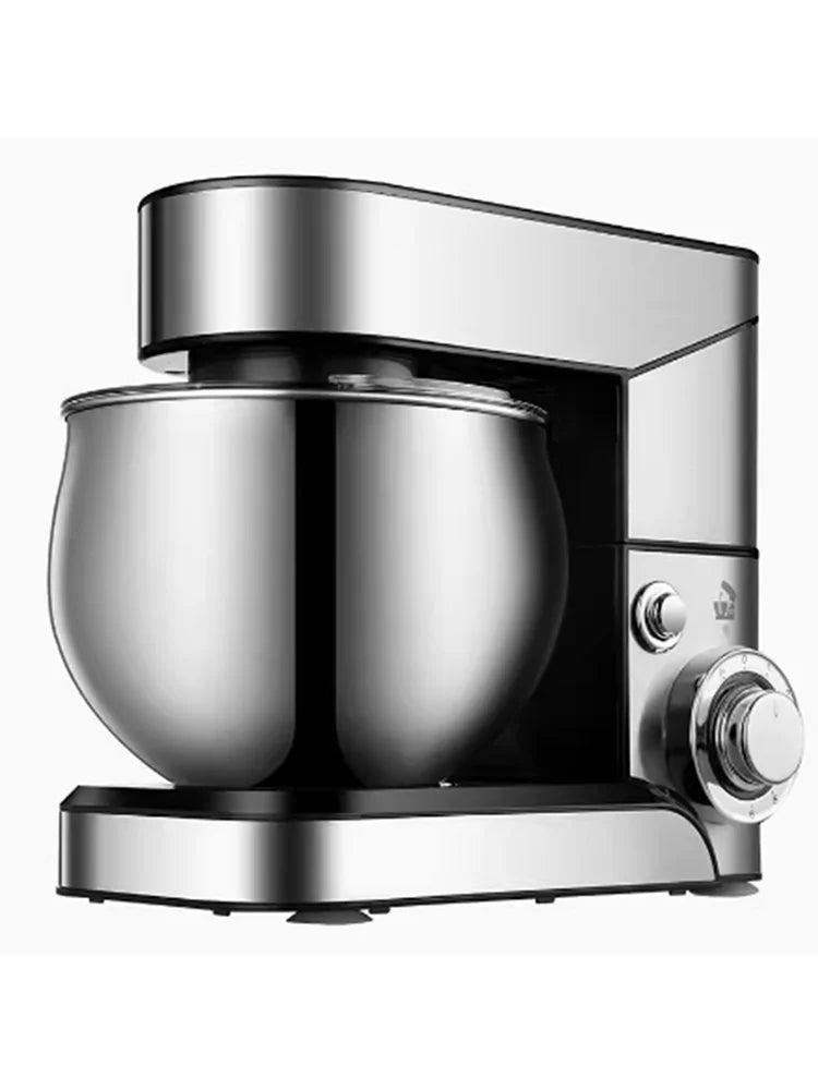 Electric Stand Food Mixer Stainless Steel Chef Machine 5L Bowl Cream Blender Knead Dough Cake Bread Whisk Egg Beater
