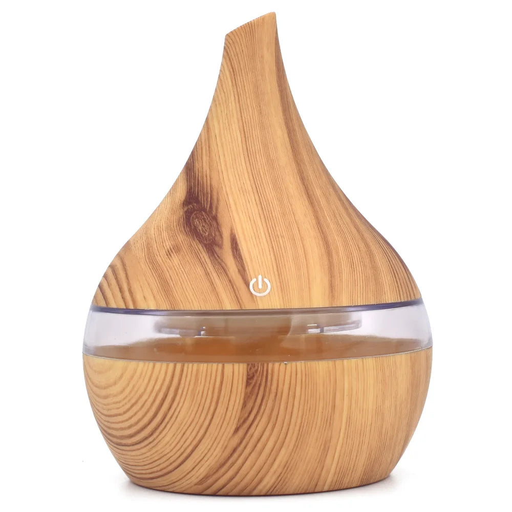 Portable Aroma Diffuser Ultrasonic Air Humidifier Essential Oil Mist Maker Cool Mist Air Purifier with 7 Color LED Night Light