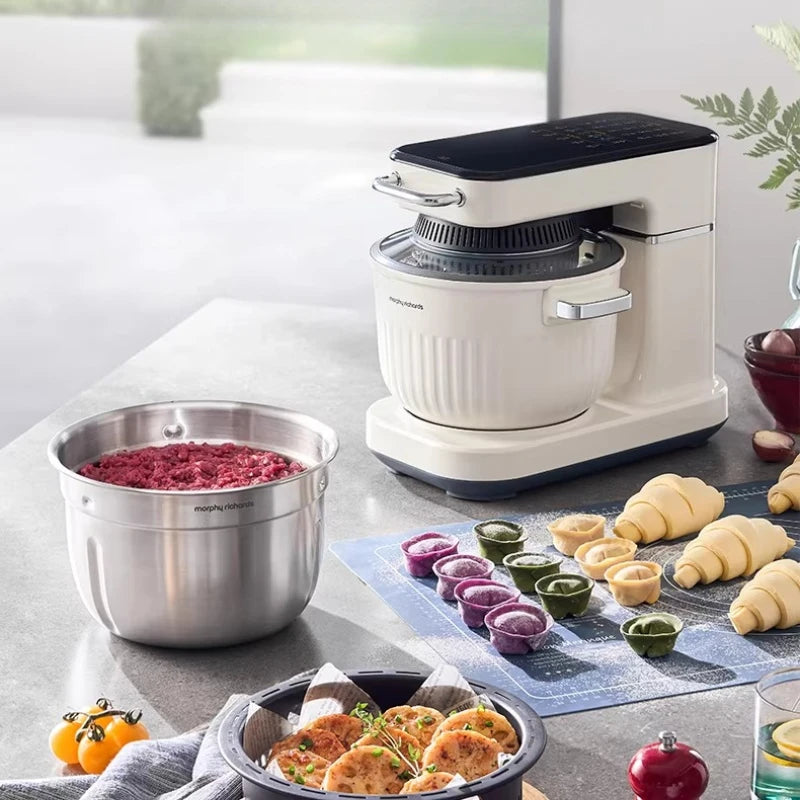 Household Multifunctional Stand Mixer Pasta Maker Dough Kneader Meat Grinder Air Fryer Food Processor
