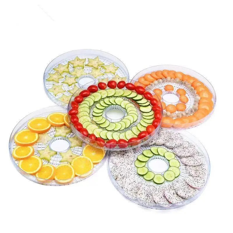 Small Transparent Food Grade Dehydrator Heating Fruit and Vegetable Fruit Pet Meat Dryer Household Dried Fruit Machine
