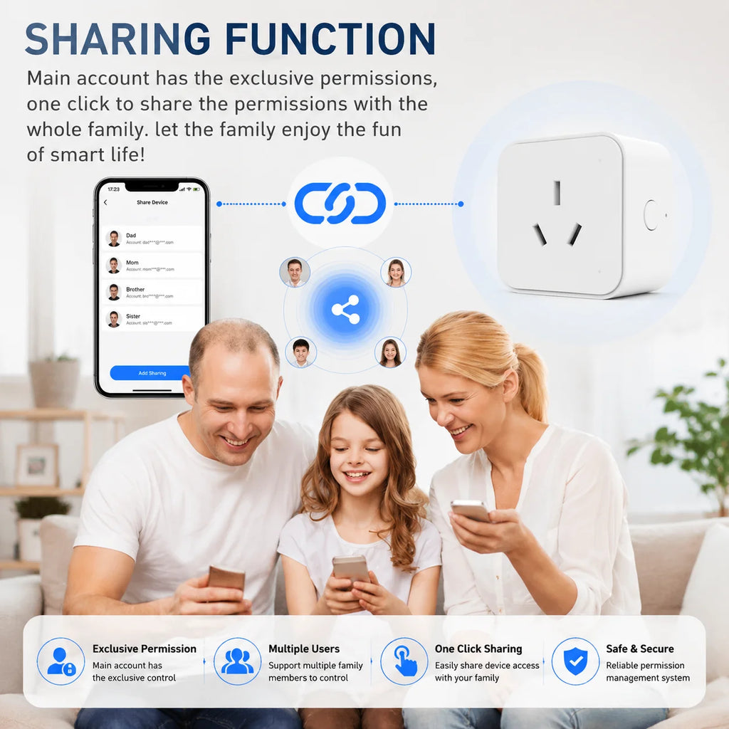 Melery Tuya Smart Socket Power Socket Argentina WiFi intelligent Outlet AU Plug Wireless Voice Remote Timer by Aleax Google Home