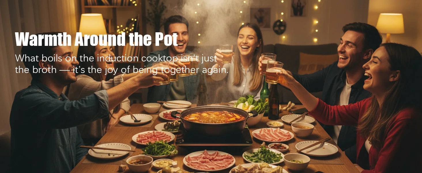 Portable Induction Cooker Sonifer SF-3048 1400W Electric Stove Single Heating Plate Timer Function Overheat Protection