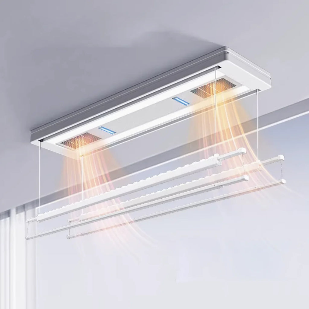 Smart Automatic Ceiling-Mounted Intelligent Lift Electric Laundry Dryer Supply Foldable Clothes Drying Rack for Balcony