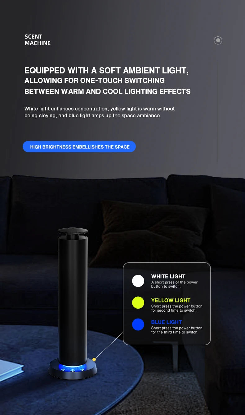 NAMASTE 200m³ Smart Electric Smell Distributor Office Fragrance Diffuser Battery Aromatherapy Machine Home Aroma Diffuser