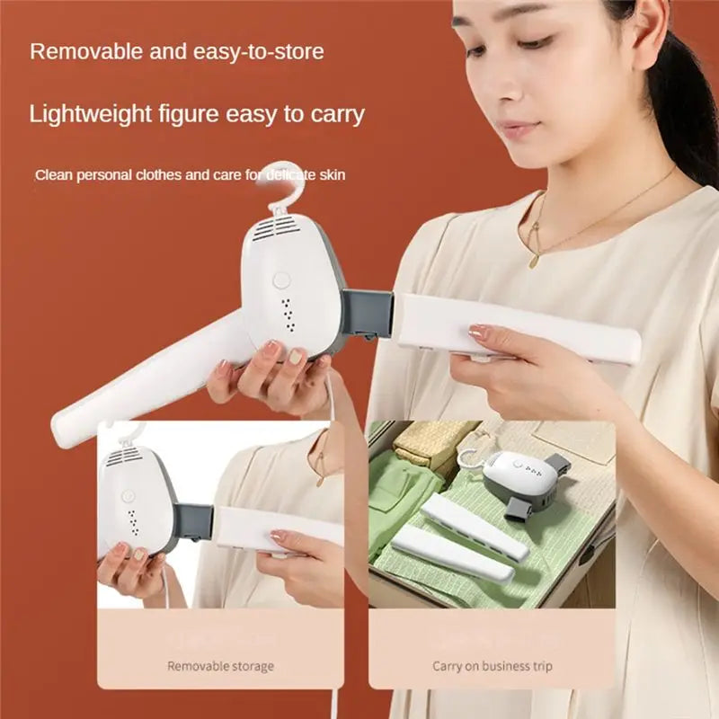 BAAJ-Portable Dryer Clothes Hangers Laundry Electric Dryer Machine For Dormitory Home US Plug