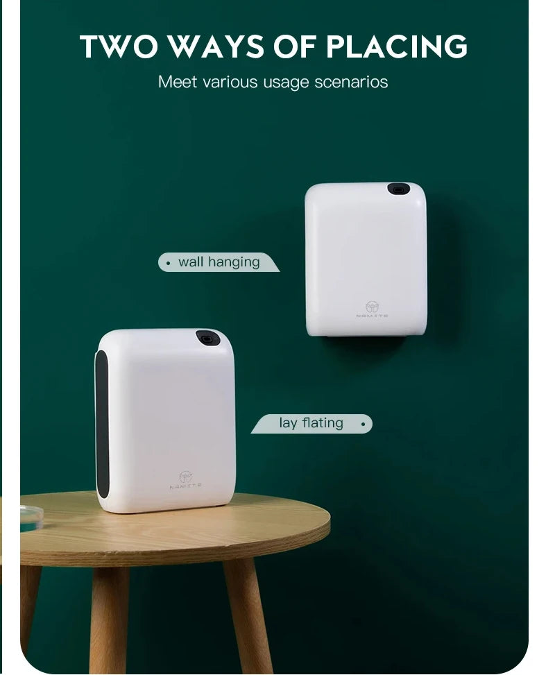 NAMSTE Bluetooth Battery Aroma Diffuser Essential Oil Aromatic Fragrant Device Aromatic Scent Diffuser Air Freshener Cover 300m³