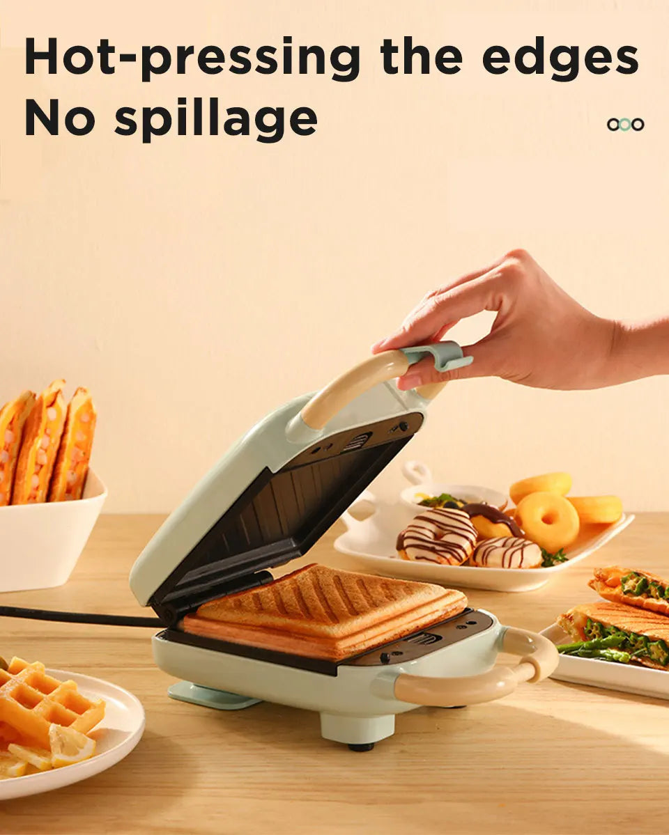 YIDPU 2026 3-in-1 Electric Toaster Waffle Maker Breakfast Pancake Donut Egg Waffle Fish Cake Oven - Sandwich Maker