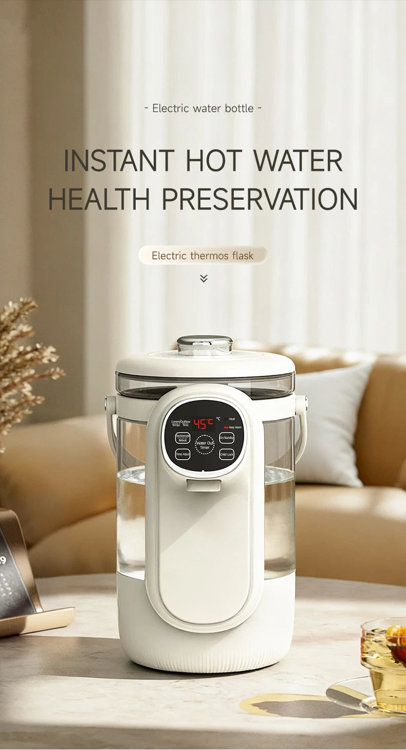 Electric Kettle 3.5L Temperature Control Water Boiler Thermo Pot 24H Keep Warm Hot Water Dispenser with Digital Display for Baby