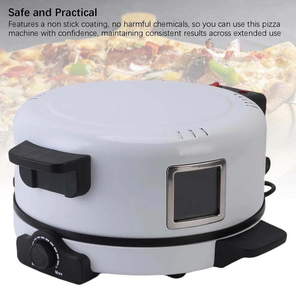Home Pizza Maker 2000W Fast Heating Non Stick Coating Oven Baking Machine for Steak Burger Bread