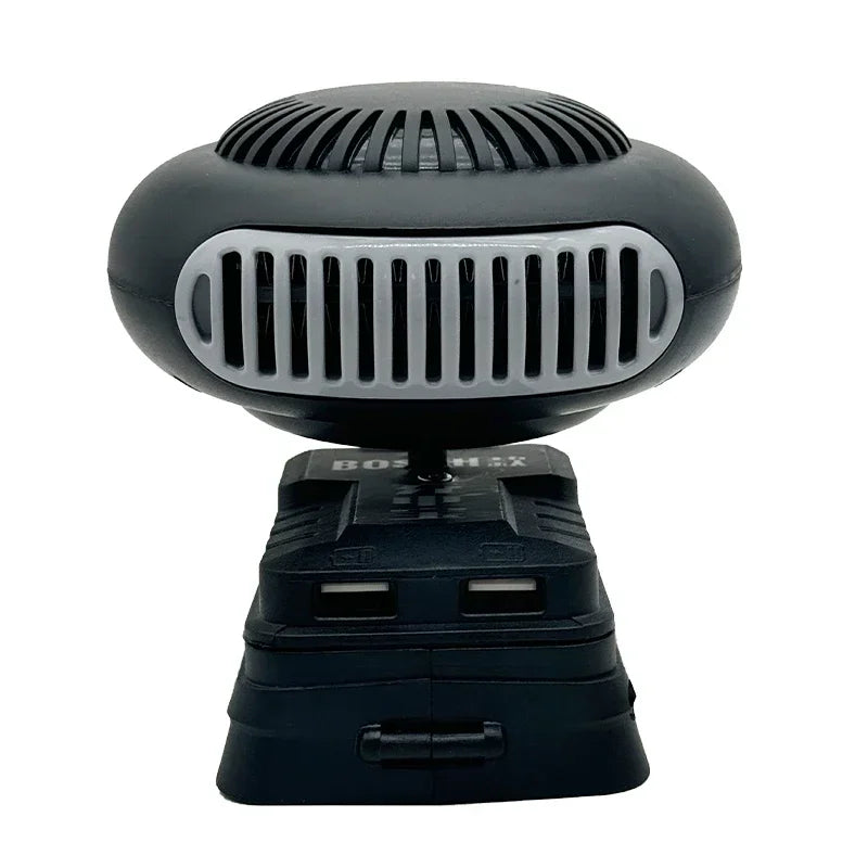 Portable Lithium Electric Power Warm Air Blower Fan Heater Hot&Cold Wind Dual Mode for Makita for Bosch for DeWalt for Milwaukee