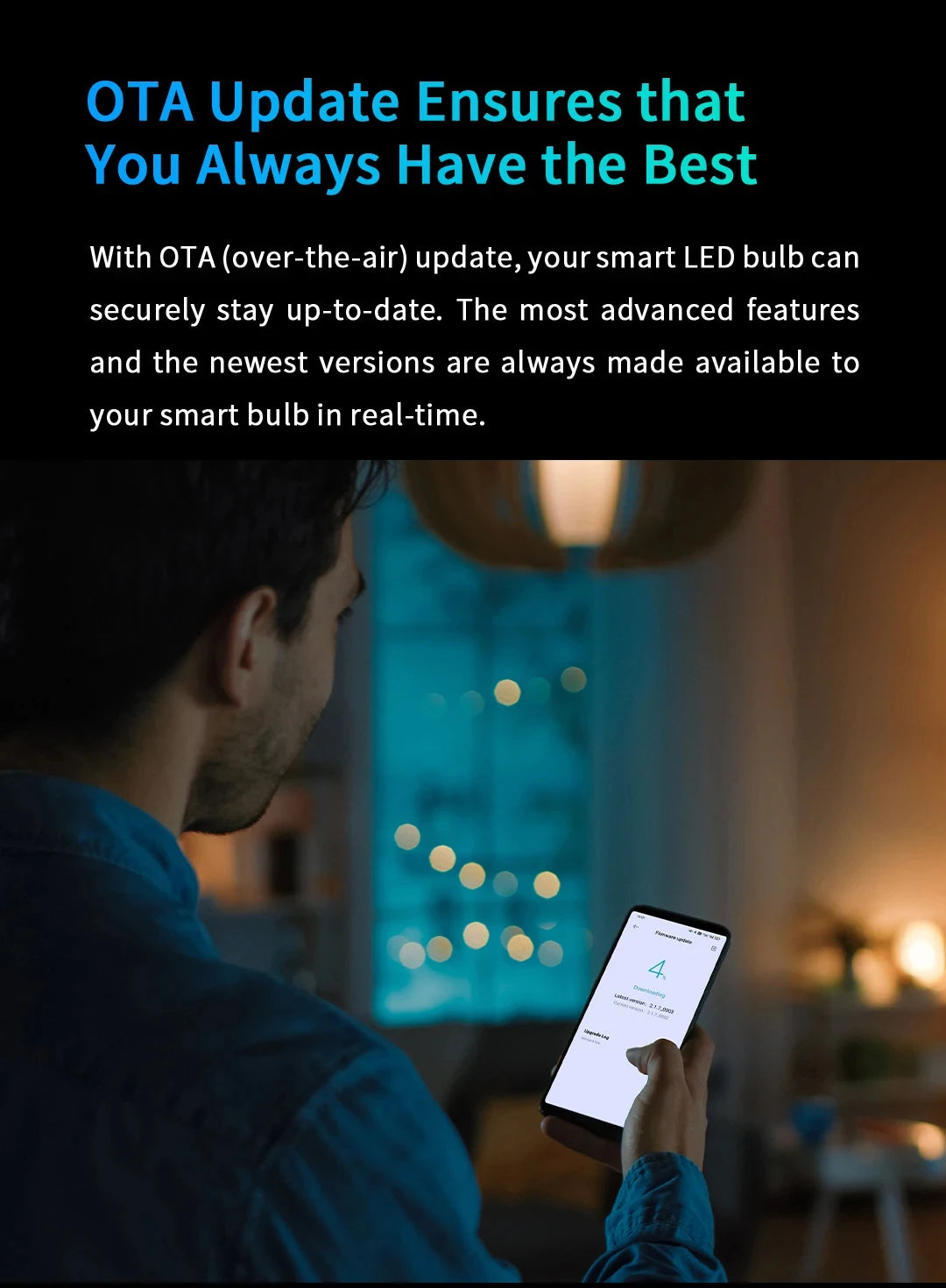 Yeelight Smart LED Bulb W4 Lite E27 BLE+WIFI 800lm 8W 2700-6500K Remote control Smart home Works on Homekit, Google, Alexa