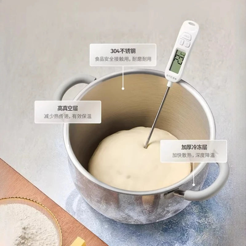 Household Small Automatic Stand Mixer All-in-One Dough Kneading & Blender Cooking Machine