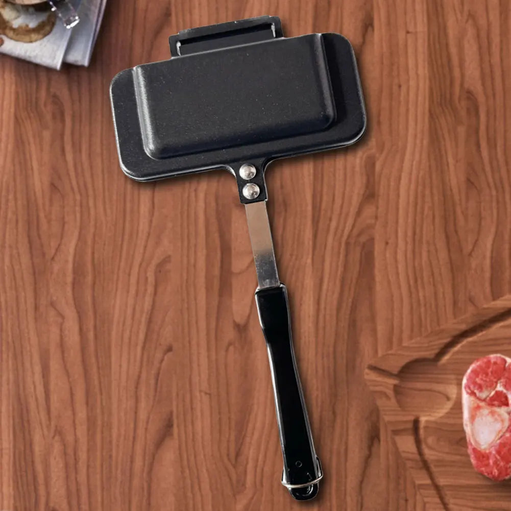 Hot Dog Toaster Non Stick Aluminum Alloy Bread Toast Breakfast Machine Sandwich Maker Waffle Pancake Baking Barbecue Oven Mold
