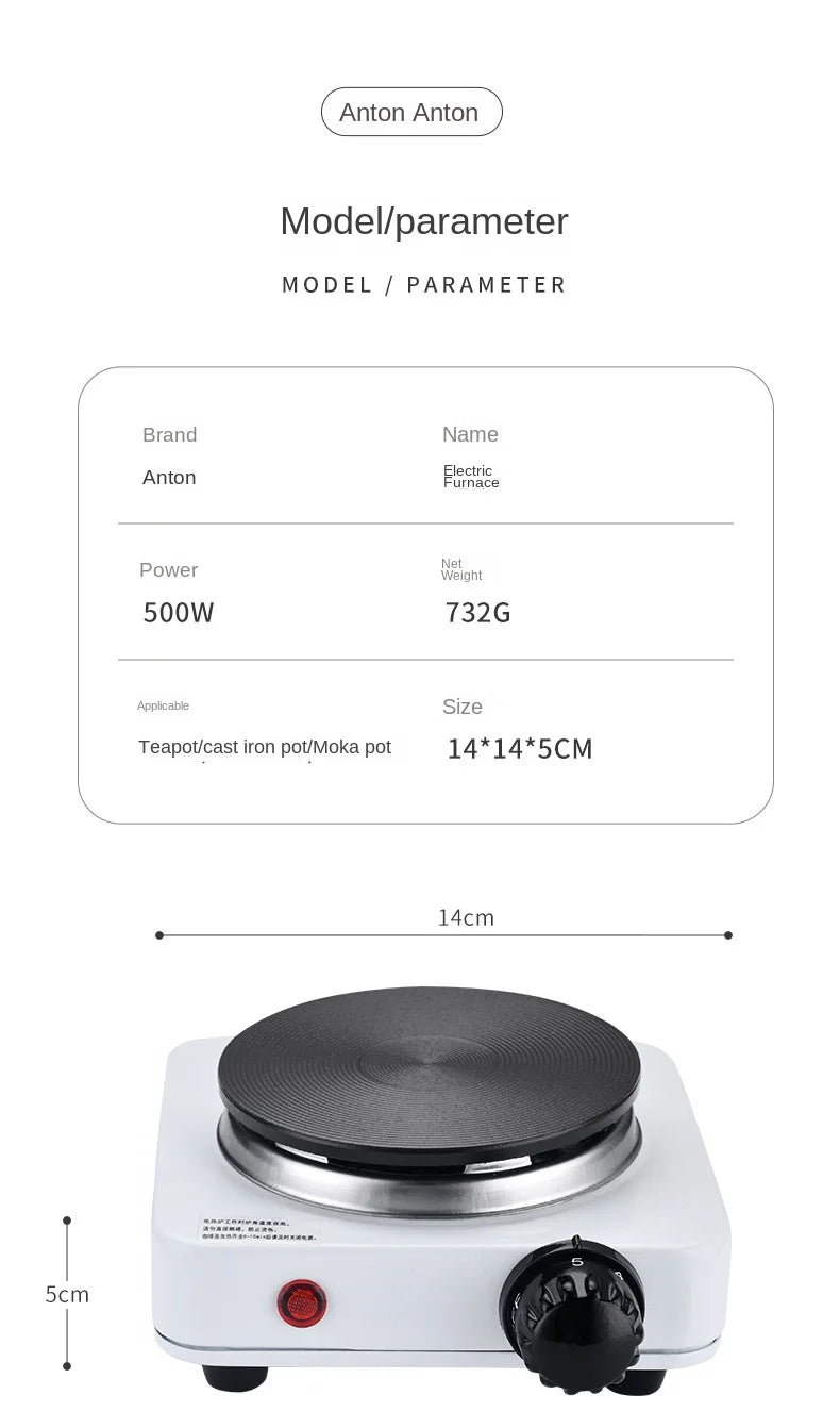 Hot Stove Tea Maker Small Heating Stove Small Electric Stove Mini Induction Cooker Mocha Coffee Stove