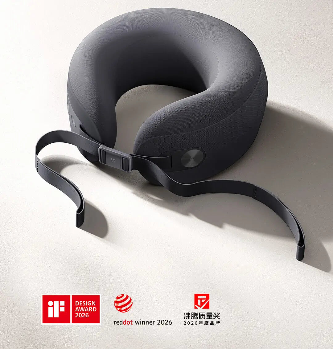 Updated Xiaomi Mijia Smart Neck Pillow Massager Brushless Motor Shoulder Neck Integrated Massage Hot Compress for Mi Home APP