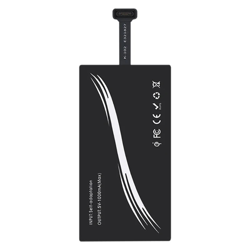 【B12B】Wireless Charger Type-C Universal Charging Receiver for Huawei P20 Pro P10 Plus Xiaomi Mi8 Mi6 for USB Type C
