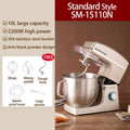 SUNATUR 10L Stand Mixer 2200w Dough Kneading Planetary Proccessor Automatic Beater Electric Timed Kitchen Blender Cream Whipper