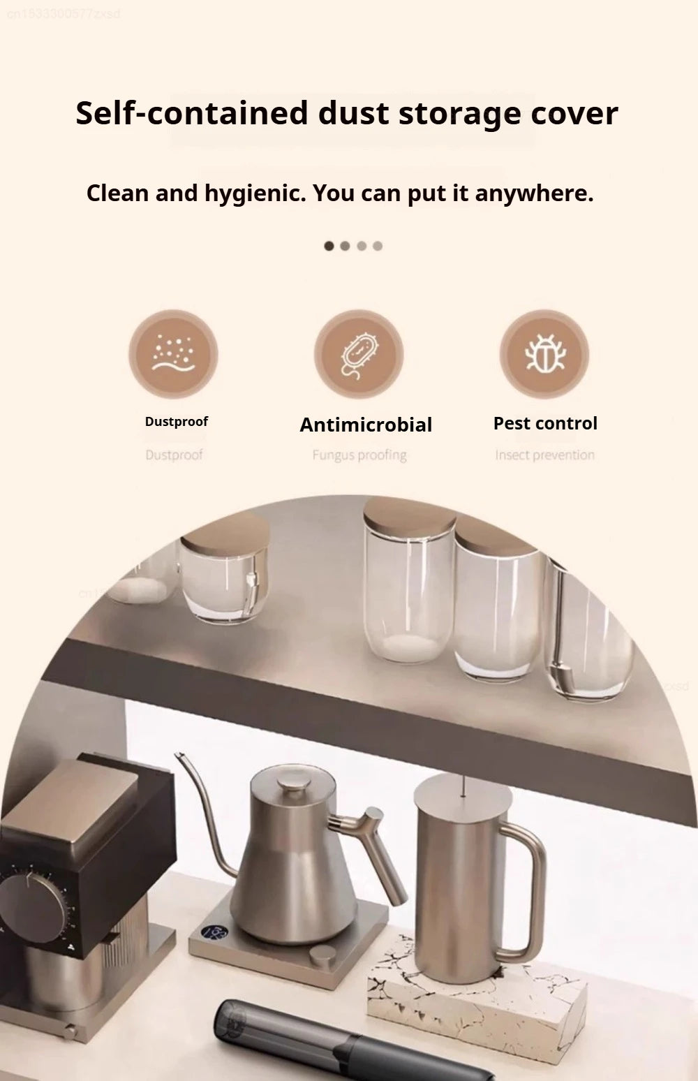 New Electric Milk Frother Household 3 Speeds Rechargeable Coffee Blender Covered Storage for Milk Drink Coffee Cooking Tool