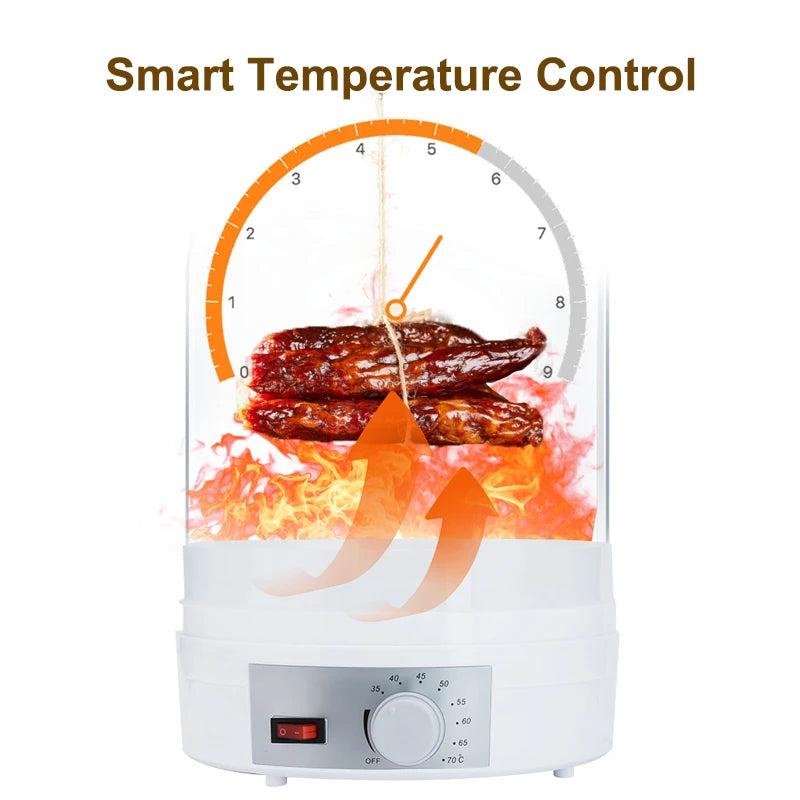 Smokeless Sausage Roaster Cured Meat Pickled Food Dryer Thermostatic Baker Roasting Stove Hot wind circulation Fruit Dehydrator