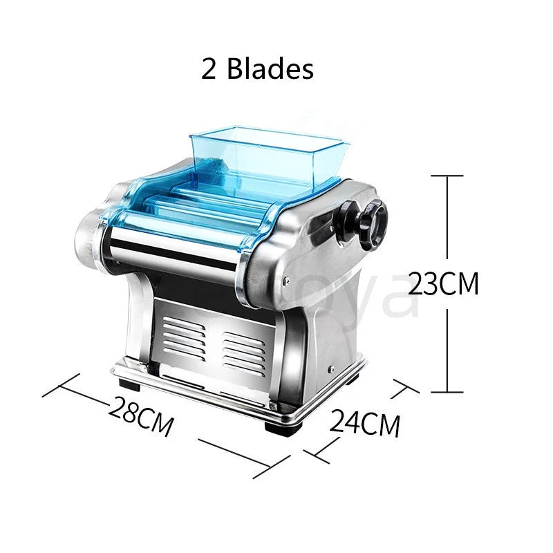 Household electric noodle machine Noodle machine Small automatic commercial stainless steel multi-function rolling machine