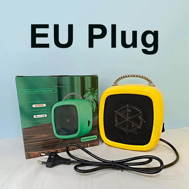 Small heater fan heater Heating in winter Office specific heater Small household heater With button switch Two gears Fan heater