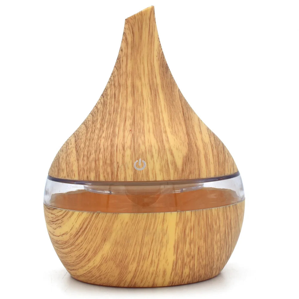 Portable Aroma Diffuser Ultrasonic Air Humidifier Essential Oil Mist Maker Cool Mist Air Purifier with 7 Color LED Night Light