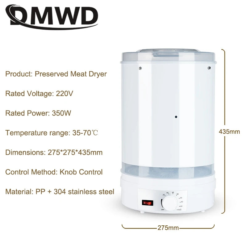 Smokeless Sausage Roaster Cured Meat Pickled Food Dryer Thermostatic Baker Roasting Stove Hot wind circulation Fruit Dehydrator