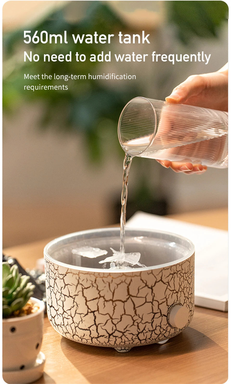 Volcano Aromatherapy Diffuser Smoke Ring Ultrasonic Air Humidifier with Flame Lamp Remote Control Essential Oil Aroma Diffuser